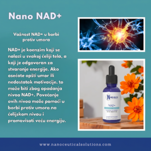 Nano NAD+ znacaj za organizam
