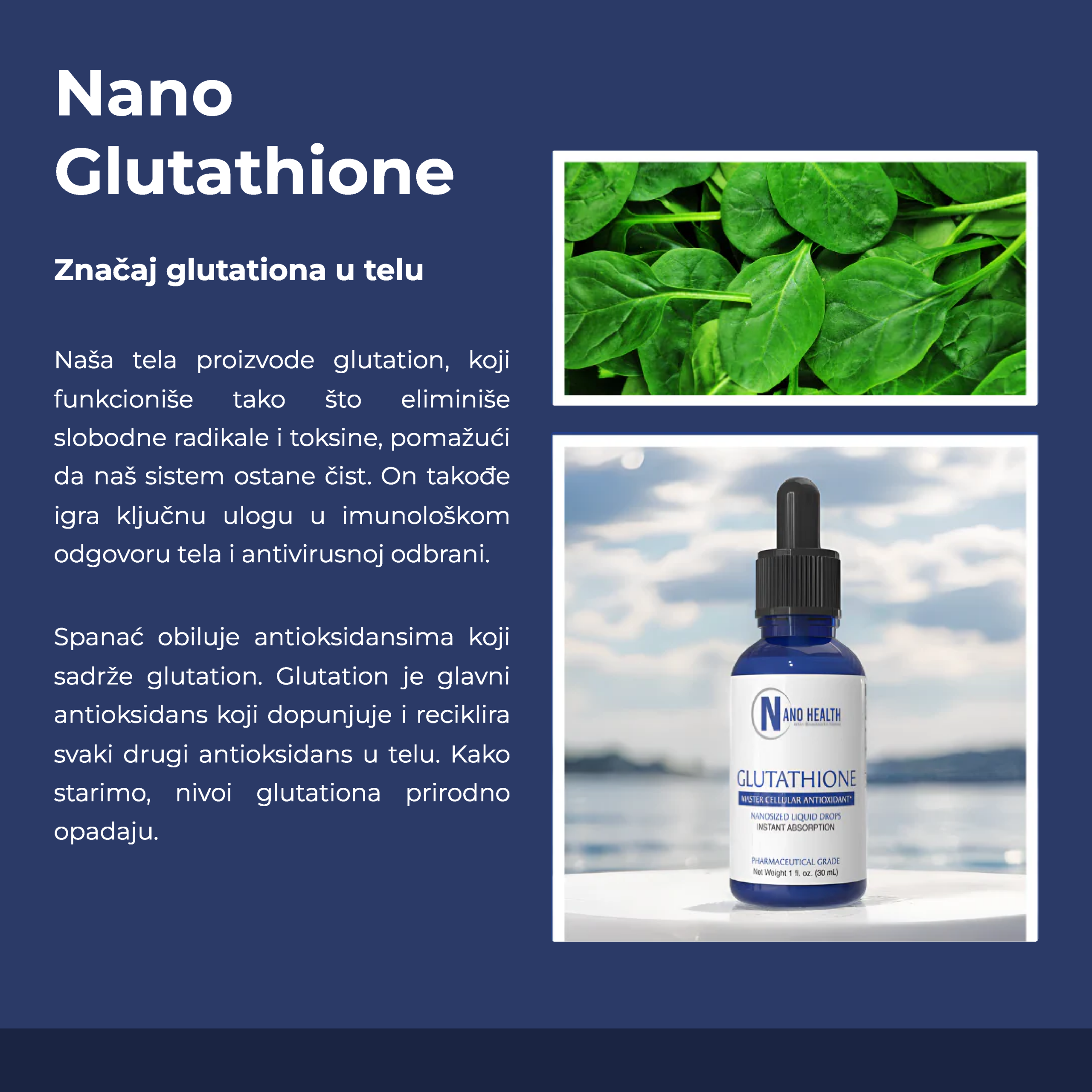 nanoceutical glutation sta je